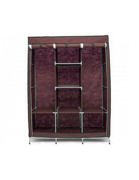 Тканинна Складна Шафа-Органайзер Для Одягу та Взуття 175х130х45 См Storage Wardrobe 88130